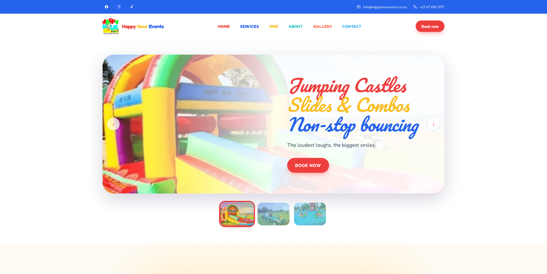 Happy Hour Events Website