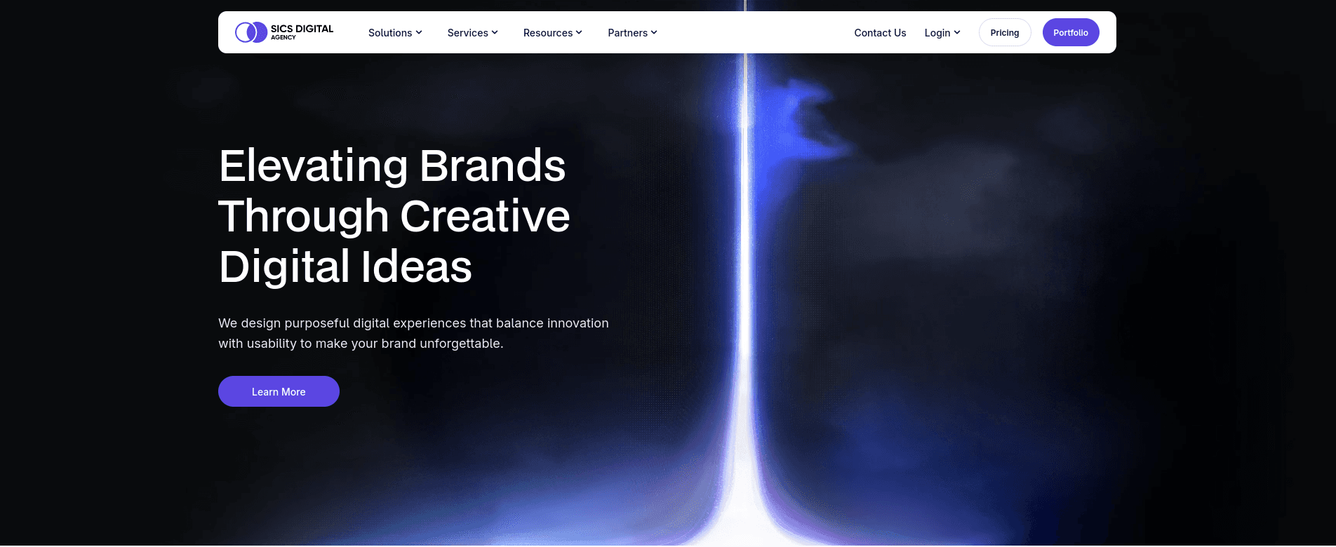 SICS Digital Agency Website